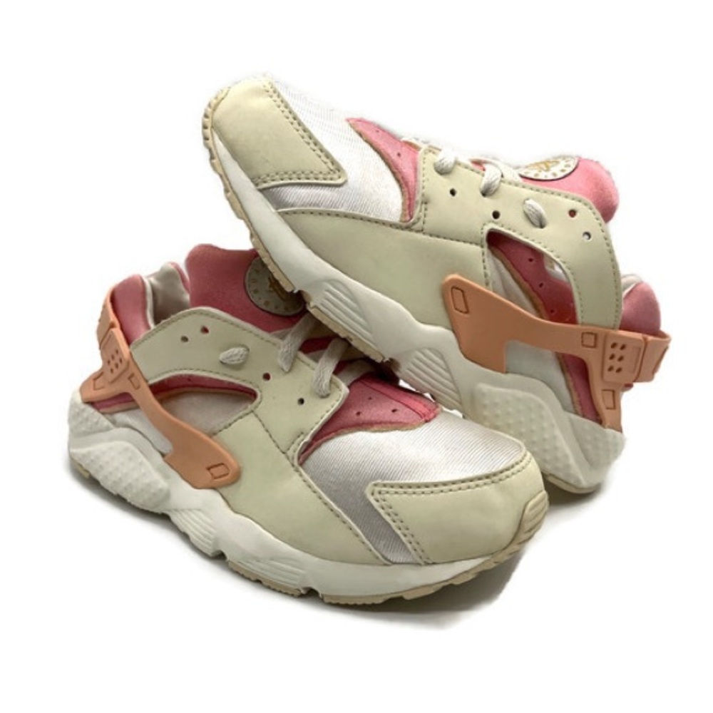 Nike PS Huarache Run ‘Sail Celestial Gold’ Youth Sneakers